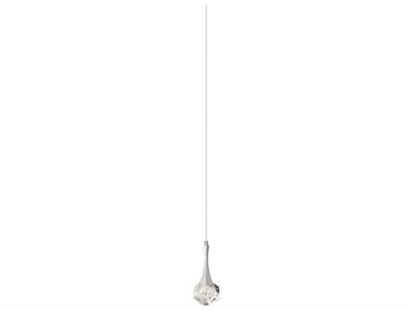 Elan Rockne 1-Light Chrome Crystal LED Mini Pendant