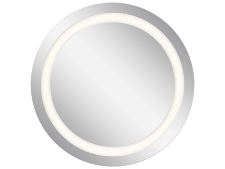 Elan Frosted Round LED Backlit Wall Mirror