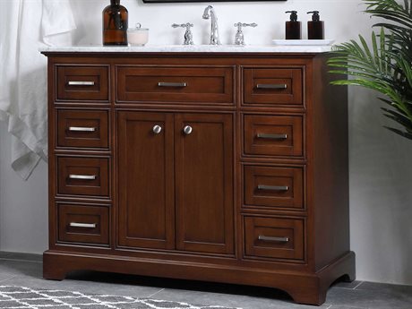 Elegant Lighting Americana Teak 42" Vanity