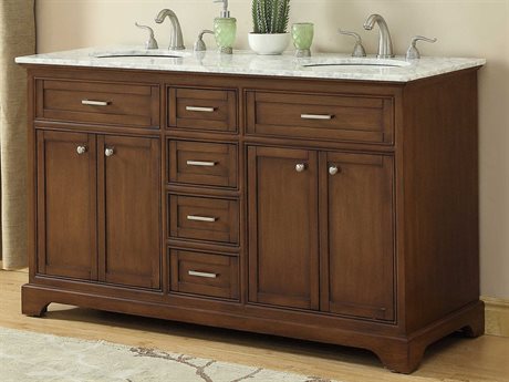 Elegant Lighting Americana Teak 60" Vanity