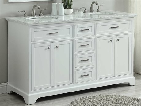 Elegant Lighting Americana White 60" Vanity