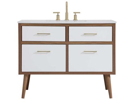 Elegant Lighting Boise White 42" Vanity
