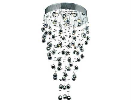 Elegant Lighting Galaxy 6-Light Chrome Clear Crystal Pendant