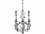 Elegant Lighting Lille Royal Cut Pewter & Golden Teak Three-Light 10'' Wide Mini Chandelier  EG9103D10PWGT