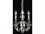 Elegant Lighting Lille Royal Cut Pewter & Crystal Three-Light 10'' Wide Mini Chandelier  EG9103D10PW