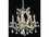 Elegant Lighting Maria Theresa Royal Cut Gold & Crystal Six-Light 20'' Wide Chandelier  EG2800D20G