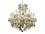 Elegant Lighting Maria Theresa Royal Cut Gold & Crystal 19-Light 30'' Wide Chandelier  EG2800D30G