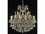 Elegant Lighting Maria Theresa Tiered Crystal Chandelier  EG2800D36G