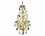 Elegant Lighting Maria Theresa Royal Cut Chrome & Crystal Four-Light 12'' Wide Mini Chandelier  EG2800D12C