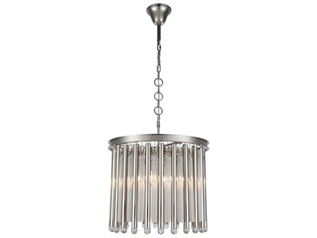 Elegant Lighting Metro Chrome 10'' Wide Pendant Light | EG2105D10CRC