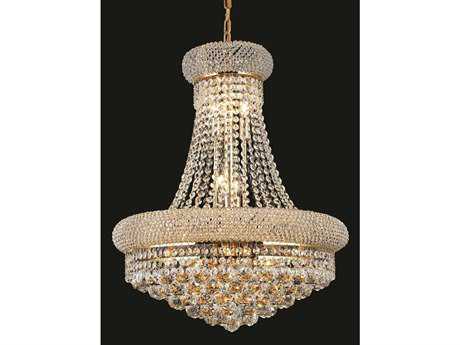 Elegant Lighting Primo 14-Light Gold Crystal Empire Tiered Chandelier