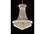 Elegant Lighting Primo 24" Wide 14-Light Gold Clear Crystal Empire Tiered Chandelier  EG1800D24G