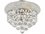 Elegant Lighting Primo Royal Cut Gold & Crystal Three-Light 10'' Wide Flush Mount Light  EG1800F10G