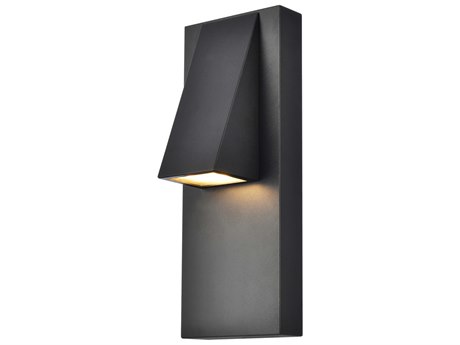 Elegant Lighting Raine Glass LED Outdoor Wall Light