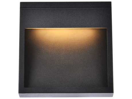 Elegant Lighting Raine Glass LED Outdoor Wall Light