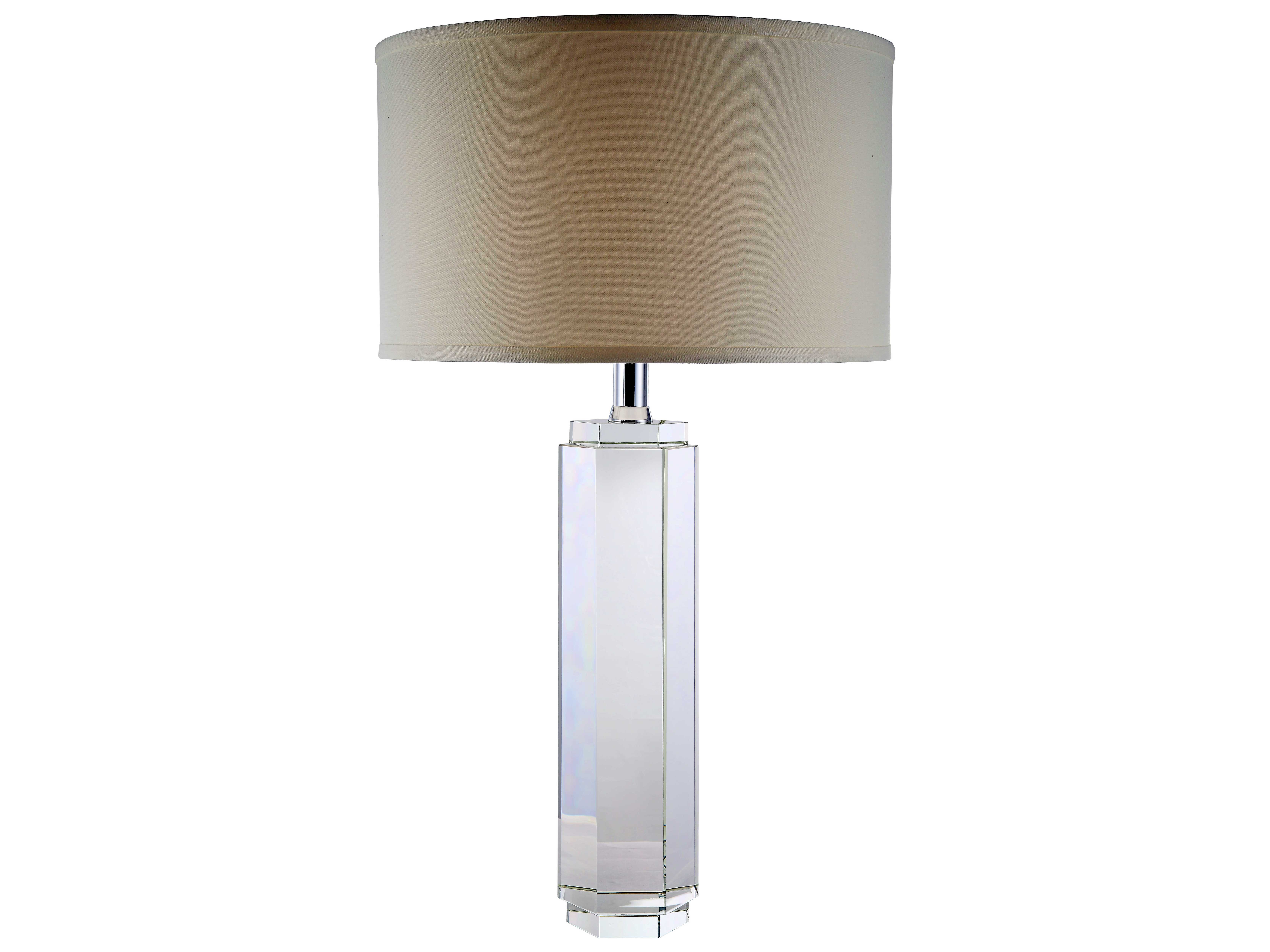 Elegant Lighting Regina Chrome Table Lamp EGTL1004