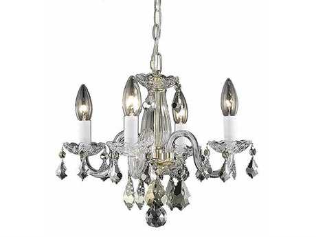 Elegant Lighting Rococo Crystal Chandelier | EG7804D15GSGS