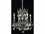 Elegant Lighting Rosalia Royal Cut Pewter & Crystal Four-Light 17'' Wide Mini Chandelier  EG9204D17PW