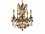 Elegant Lighting Rosalia Royal Cut French Gold & Crystal Five-Light 18'' Wide Mini Chandelier  EG9205D18FG