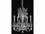 Elegant Lighting Rosalia Royal Cut Pewter & Golden Teak Five-Light 18'' Wide Mini Chandelier  EG9205D18PWGT