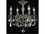 Elegant Lighting Rosalia Royal Cut Dark Bronze & Crystal Four-Light 17'' Wide Semi-Flush Mount Light  EG9204F17DB
