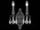 Elegant Lighting Rosalia Royal Cut Pewter & Crystal Two-Light Wall Sconce  EG9202W9PW