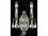 Elegant Lighting Rosalia Royal Cut Pewter & Crystal Two-Light Wall Sconce  EG9202W9PW