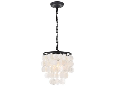 Elegant Lighting Selene 1-Light Brass Mini Pendant
