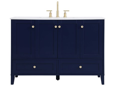 Elegant Lighting Sommerville Blue 48" Vanity