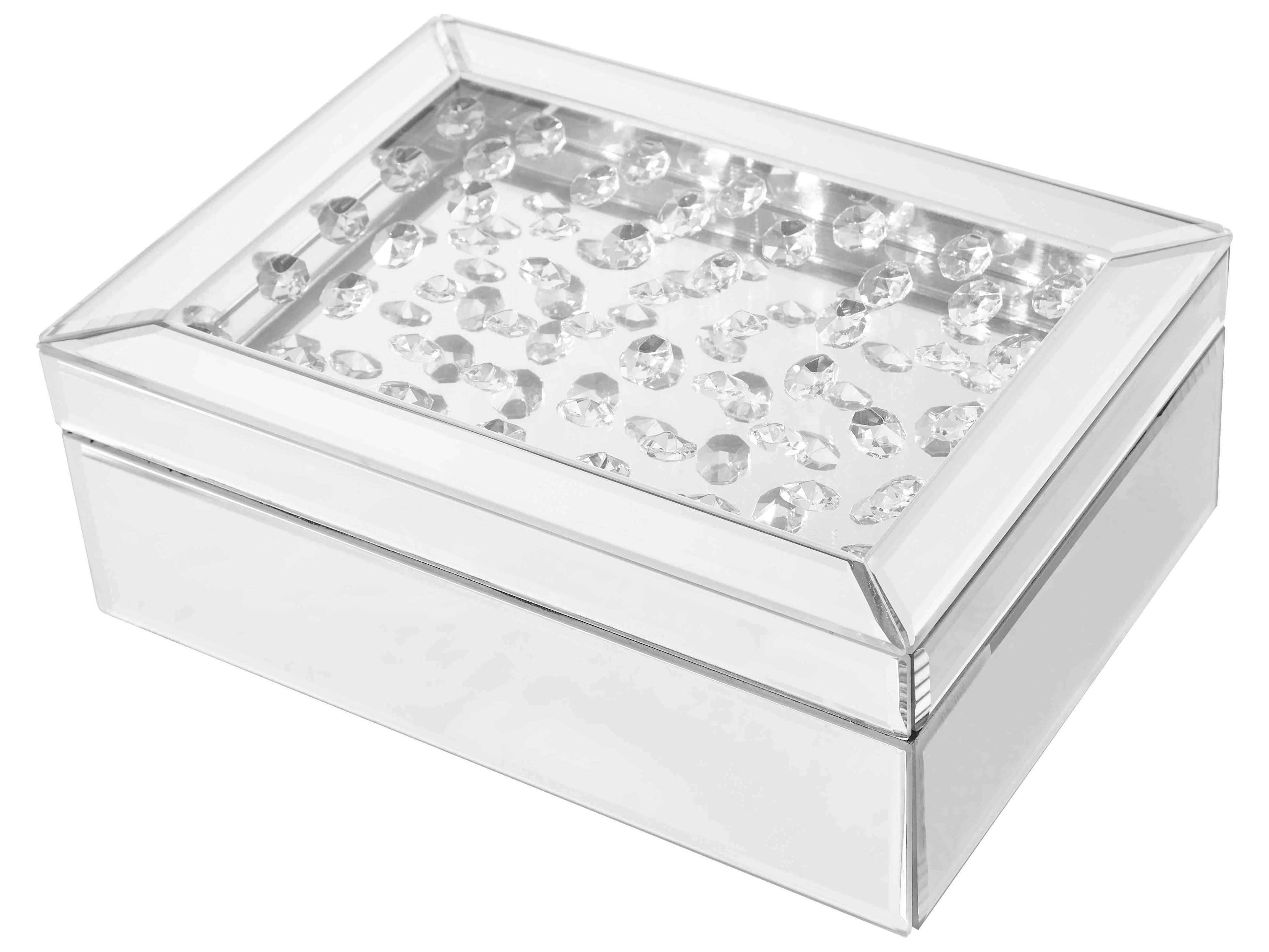 Elegant Lighting Sparkle Clear Jewelry Box EGMR9119