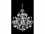 Elegant Lighting St. Francis Royal Cut Gold & Crystal 12-Light 28'' Wide Chandelier  EG2015D28G