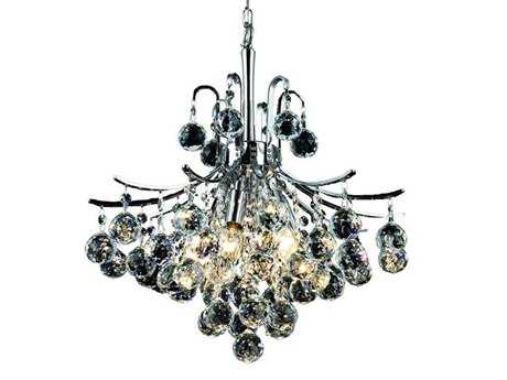 Elegant Lighting Toureg 6-Light Chrome Crystal Chandelier