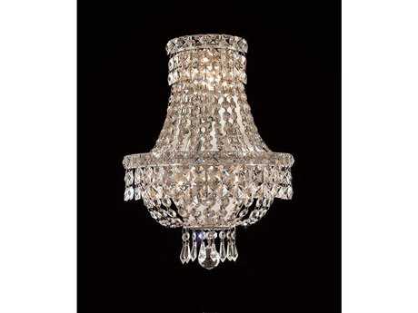 Elegant Lighting Tranquil Chrome Clear Crystal Wall Sconce