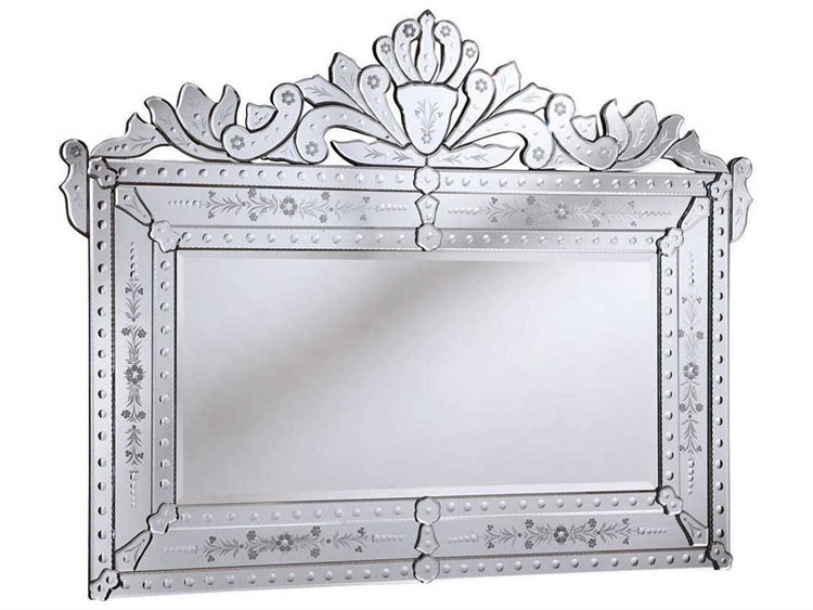 Elegant Lighting Venetian 59 W X 45 H Clear Wall Mirror Egmr2004c X 45 H Clear Wall Mirror