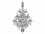 Elegant Lighting Verona Royal Cut Chrome & Crystal 25-Light 43'' Wide Grand Chandelier  EG7825G43C