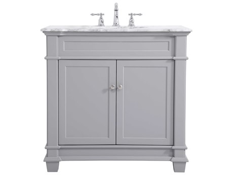 Elegant Lighting Wesley Grey 36" Vanity