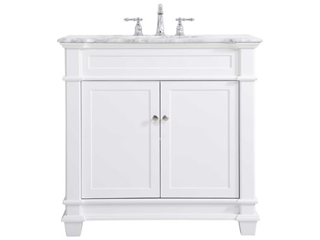 Elegant Lighting Wesley White 36" Vanity
