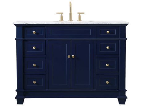 Elegant Lighting Wesley Blue 48" Vanity