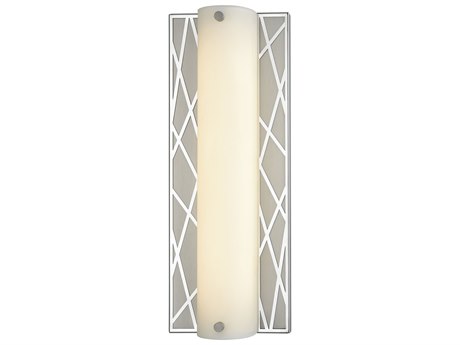 Elk Home Captiva 1-Light Polished Stainless Steel Matte Nickel Silver Glass LED Wall Sconce