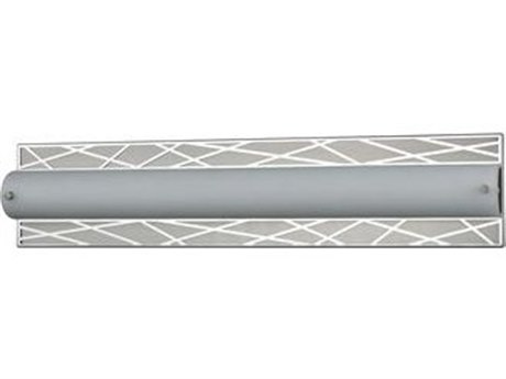 Elk Home Captiva 1-Light Polished Stainless Steel Matte Nickel Silver Glass LED Vanity Light