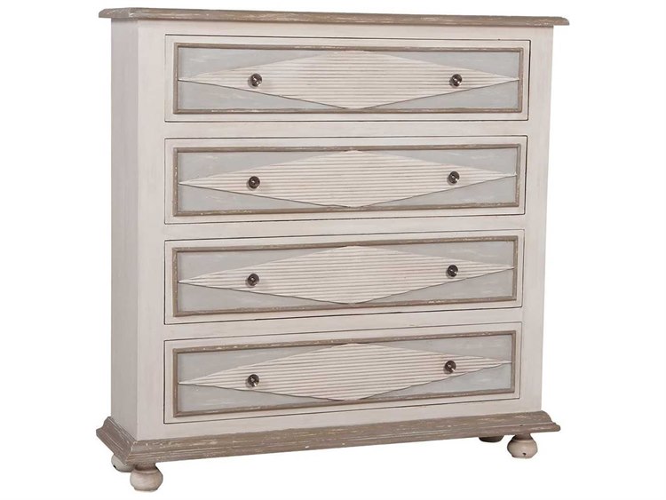 Elk Home Manor Porchrail Taupe Whitewash Four Drawer Chest Of