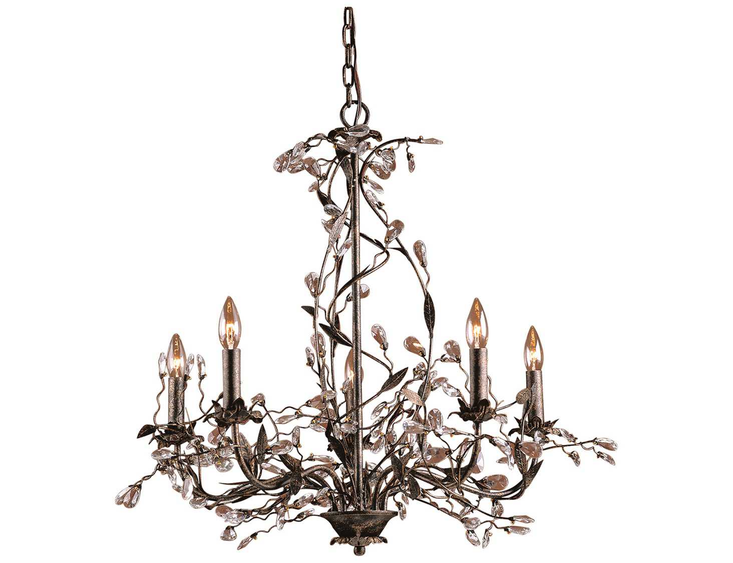 Elk Lighting Circeo Deep Rust Five Light 34 Wide Chandelier Elk Lighting Circeo Deep Rust Five Light 34 Wide Chandelier