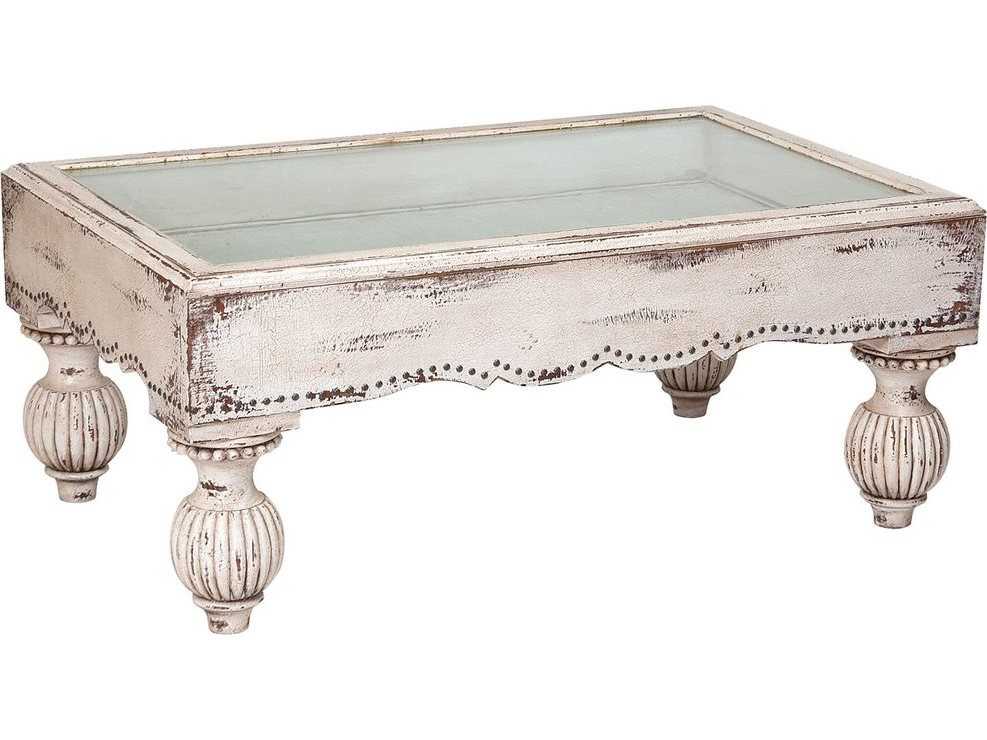 Elk Home Signature Antique White 48 Wide Rectangular Coffee Table Ek715502