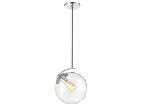 Elk Home Collective 1-Light Polished Chrome Clear Glass Globe Mini Pendant