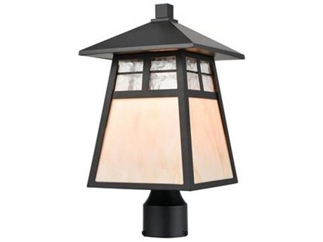 Elk Home Cottage Glass Outdoor Post Light