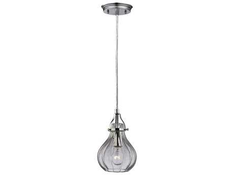 Elk Home Danica 1-Light Polished Chrome Glass Mini Pendant