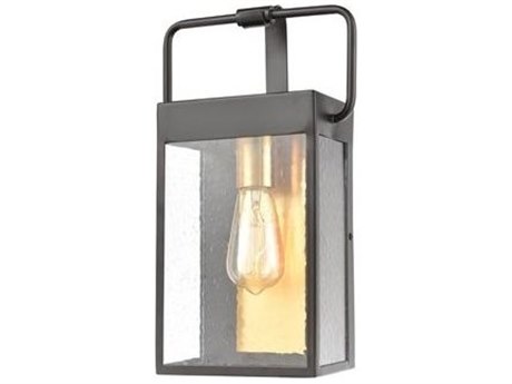 Elk Home Knowlton Glass Industrial Outdoor Wall Light