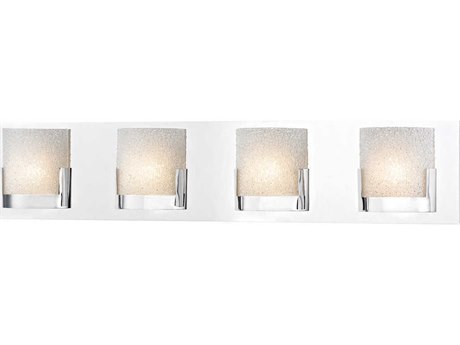 Elk Home Ophelia 4-Light Chrome Glass LED Vanity Light