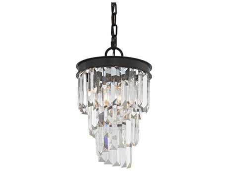 Elk Home Palacial 1-Light Oil Rubbed Bronze Crystal Tiered Pendant