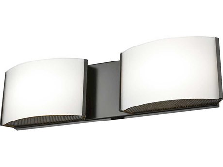 Elk Home Pandora Led 2-Light Oiled Bronze Glass Vanity Light